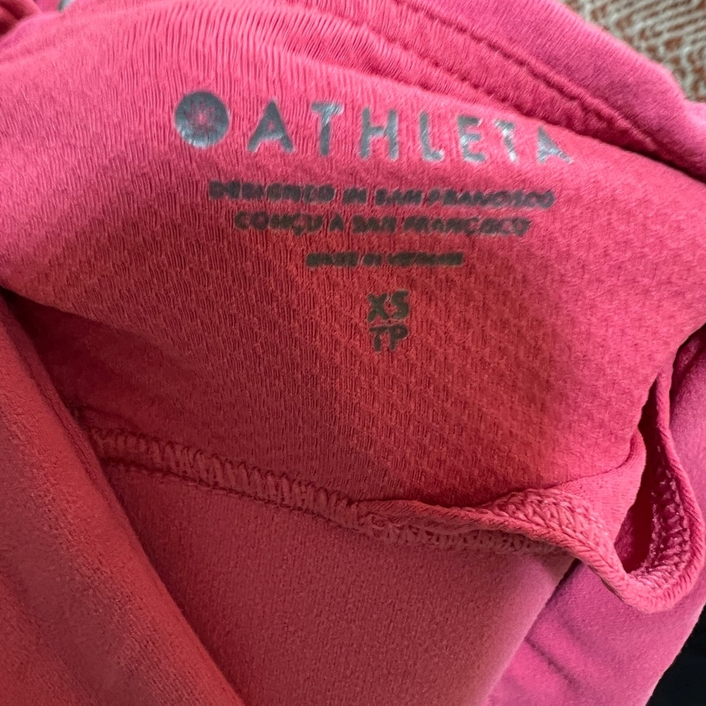 Athleta women warrior sports bra size extra small pink - Picture 4 of 4